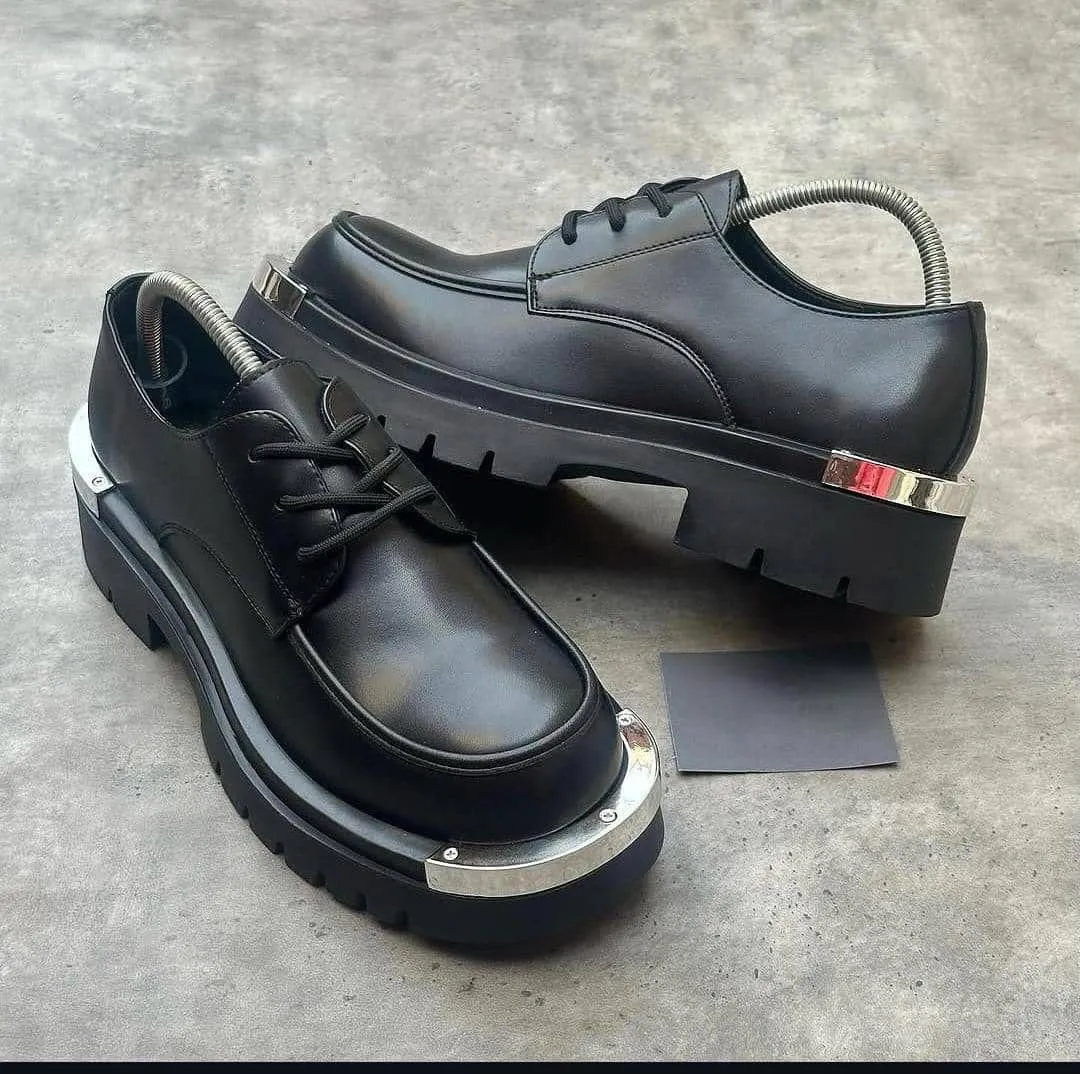 Balenciaga Metal-Toe Derby Shoes