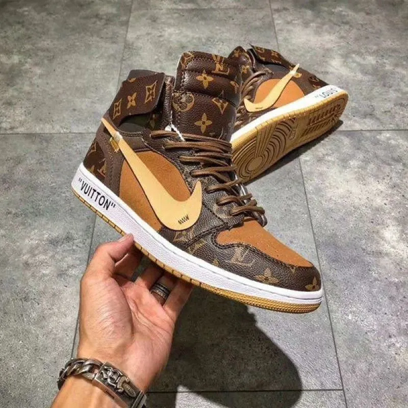Nike Air Jordan 1 & Louis Vuitton Sneakers