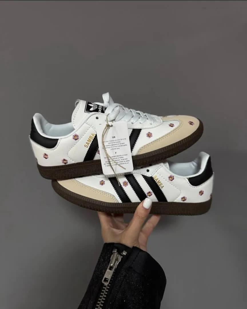 Adidas Samba OG Floral Embroidery Sneakers