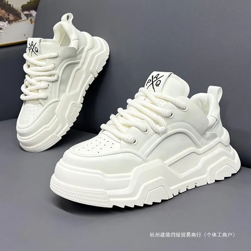 PXQ Chunky Platform Sneakers – White