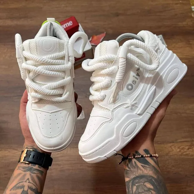 OGIY Retro Quality Sneakers White