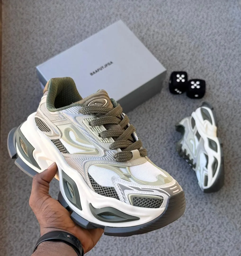 OGR Gaze Chunky Sneakers – Olive/Green