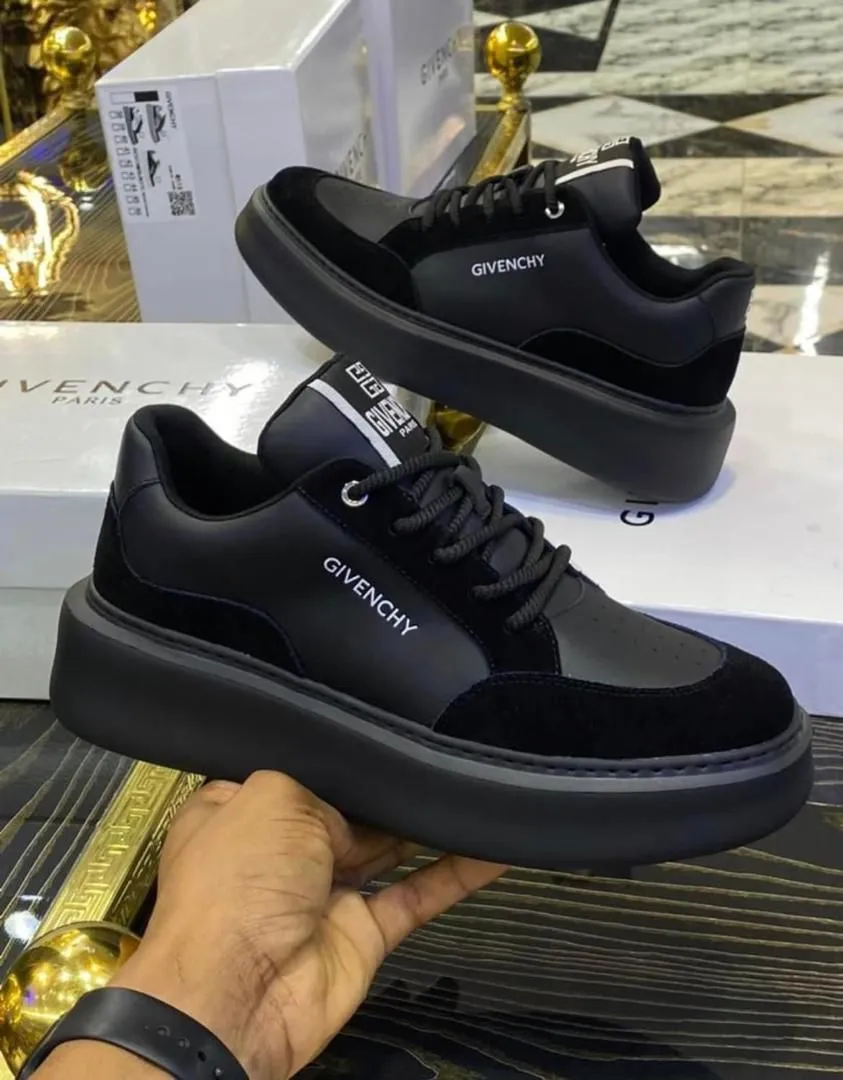 Givenchy Luxury Thick Sole Sneakers Black
