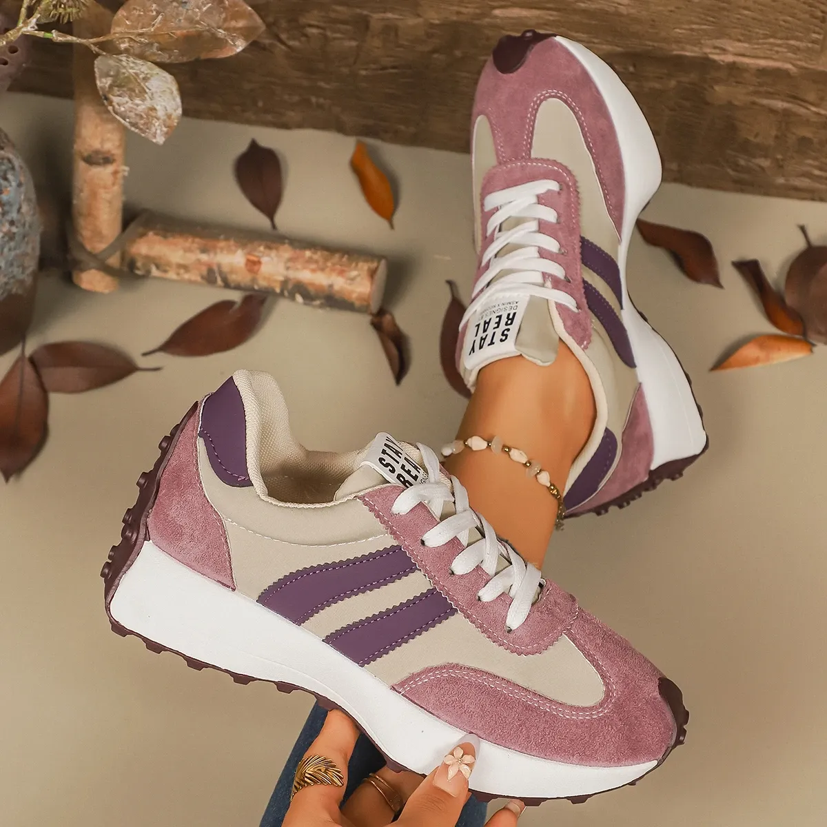 Stay Real Jaykesh Sneakers Pink