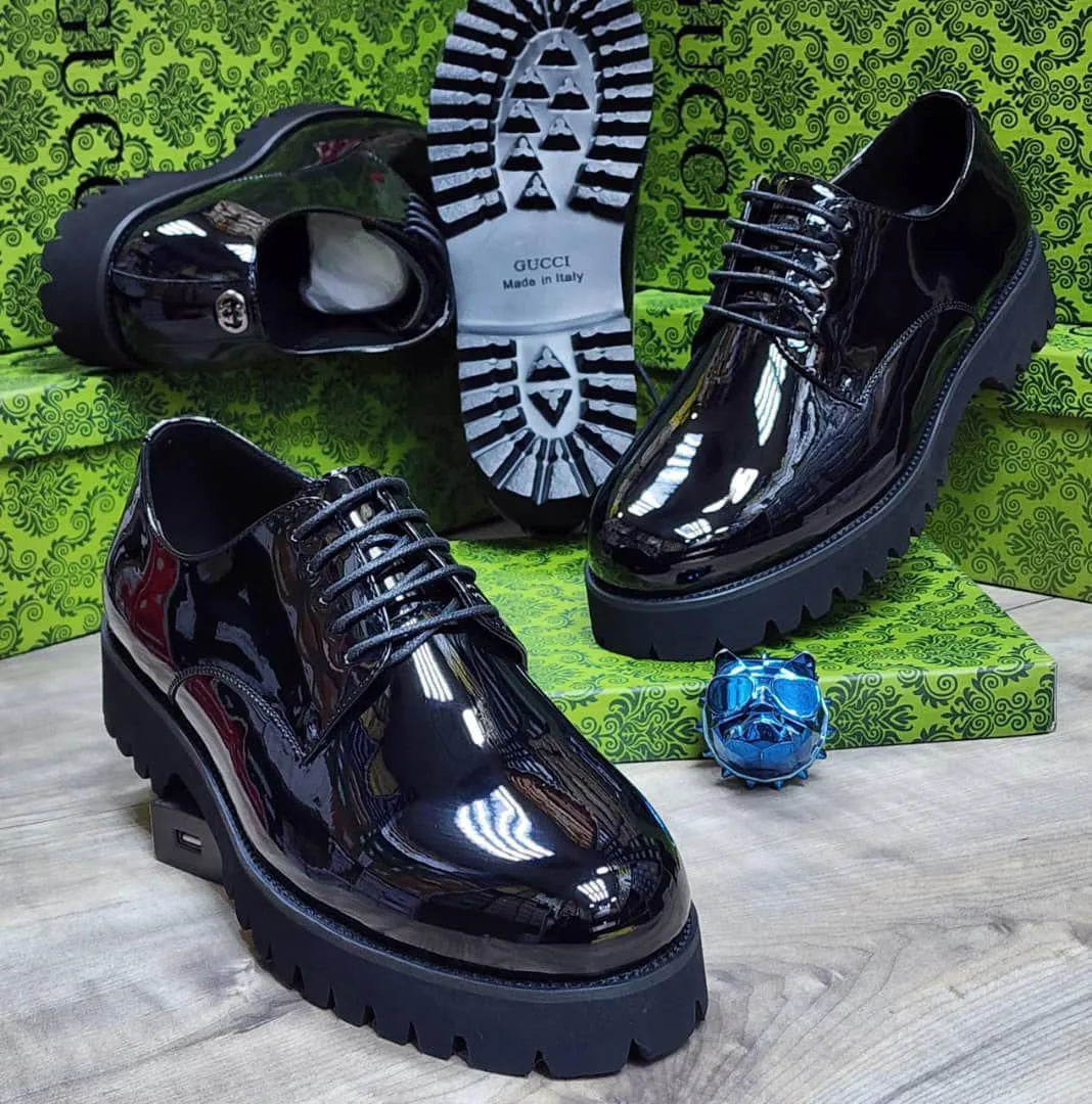 Gucci Oxford Men Shoes – Black