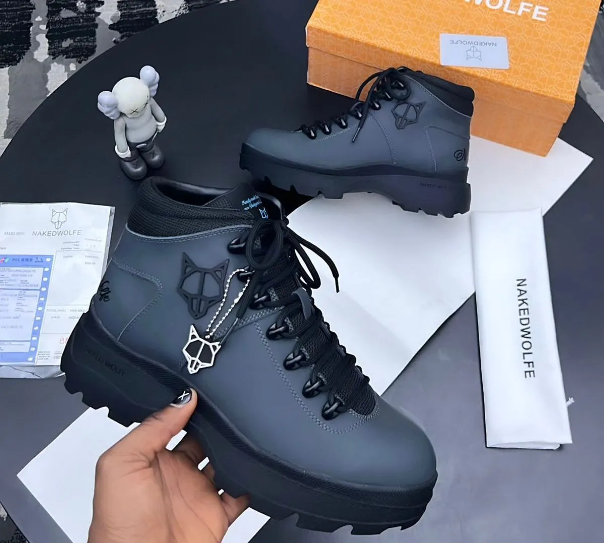 Naked Wolfe Ankle Sneakers Grey