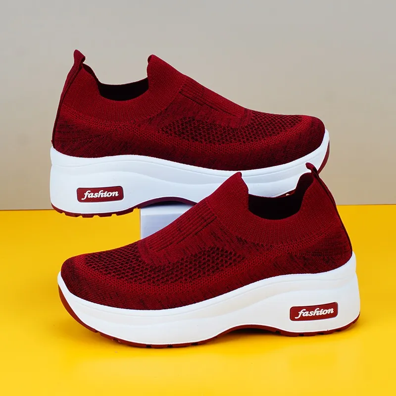Fashion Women Sneakers Red