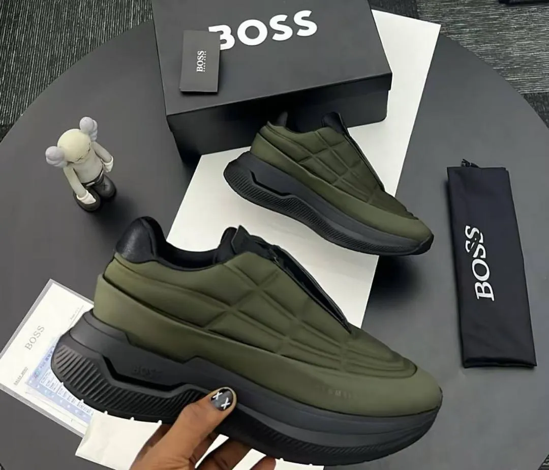 Boss Void Runn Hfne Sneakers Olive Green