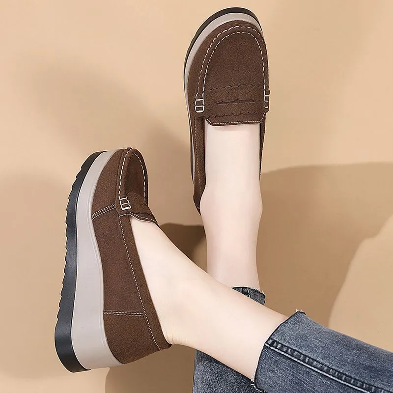 Women's Platform Wedge Penny Loafer
