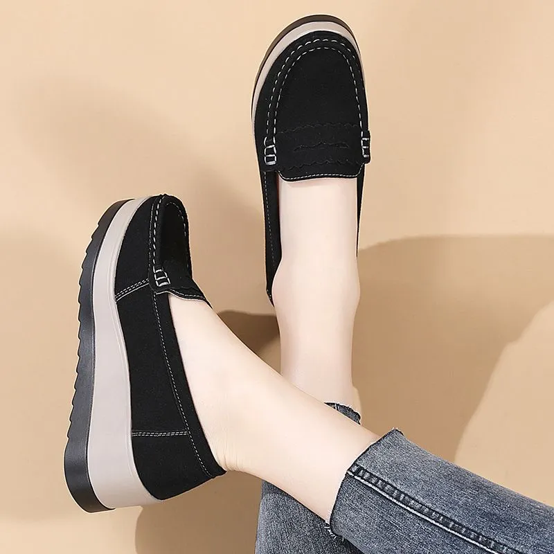 Women's Platform Wedge Penny Loafer