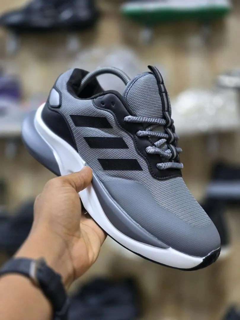 Adidas Alphaedge sneakers in a Grey colorway.