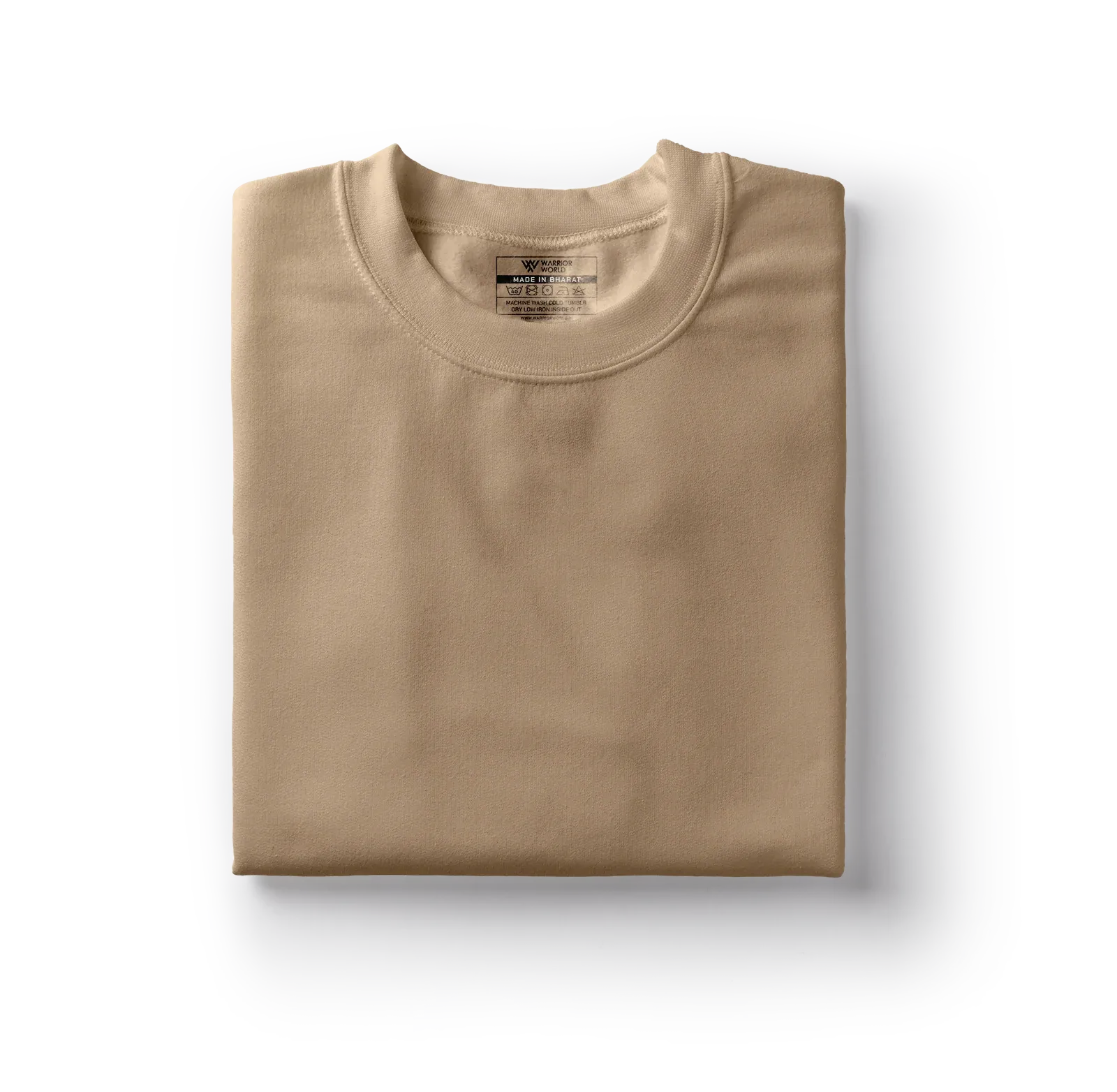Plain Polo in Beige