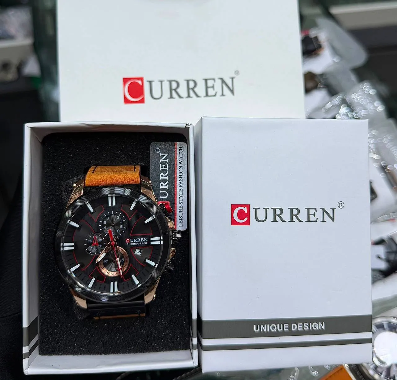Curren Men's Luxury Multifunctional Chronograph Watch