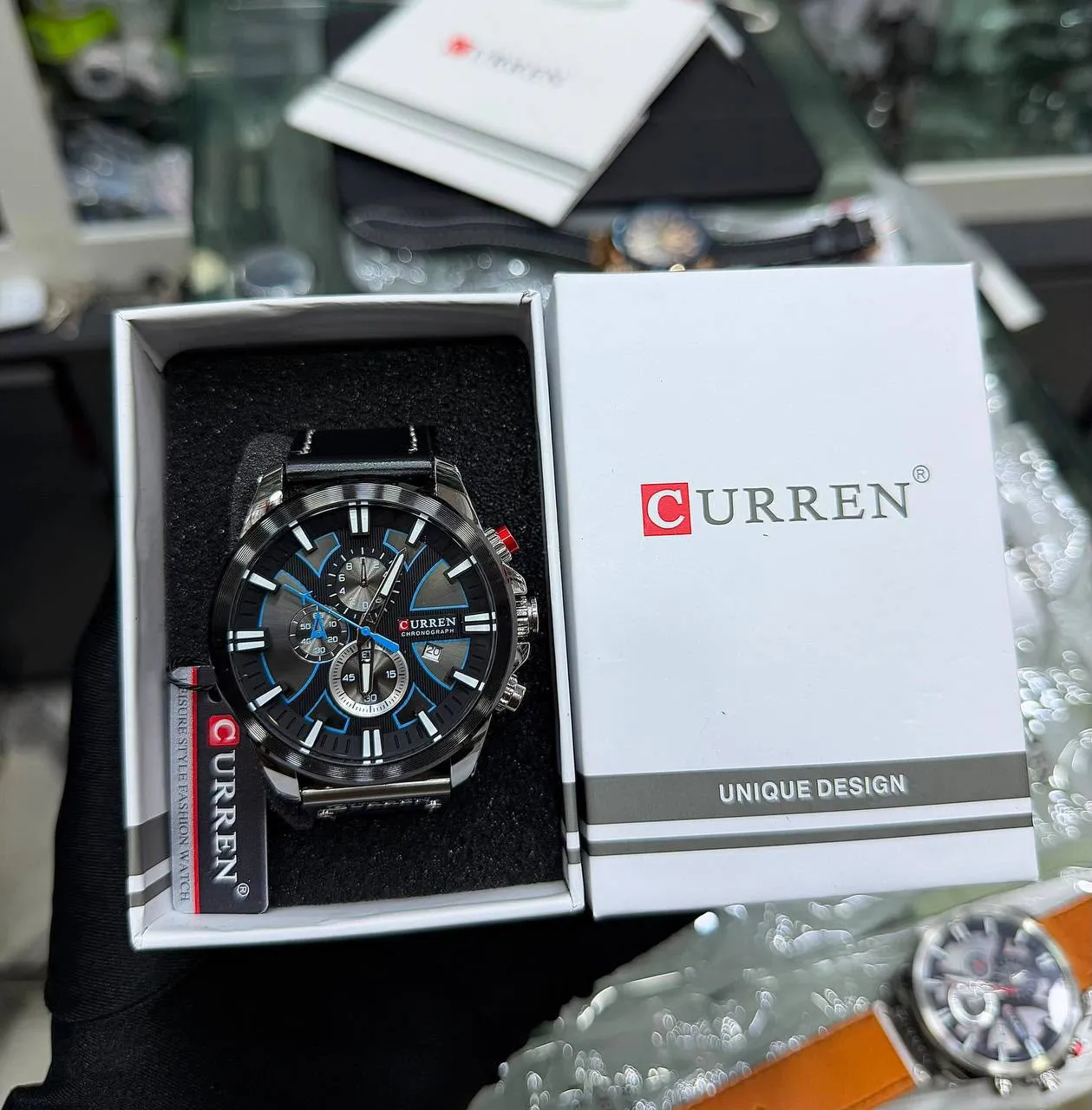 Curren Men's Luxury Multifunctional Chronograph Watch