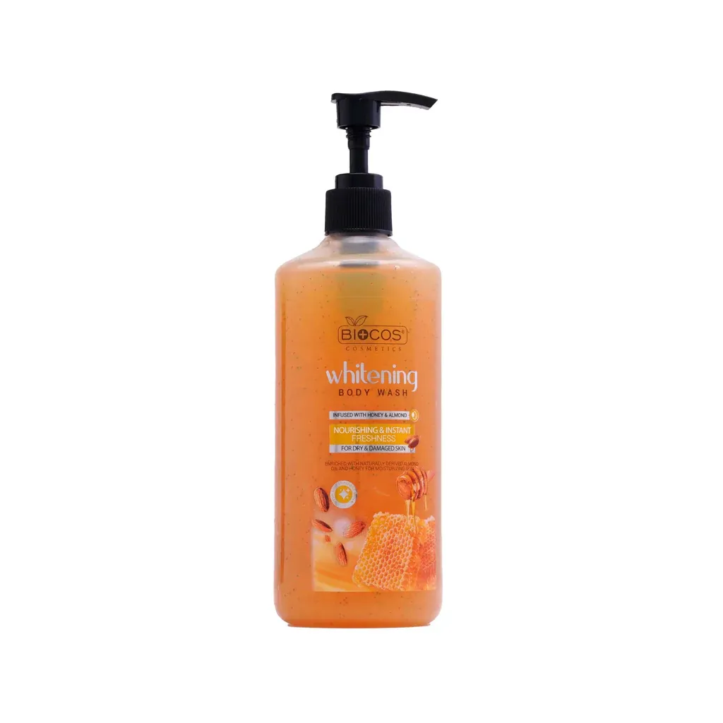 Biocos Cosmetics Honey & Almond Whitening Body Wash