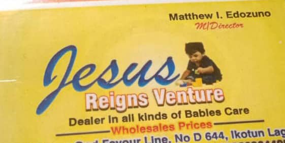 Jesus Reigns Venture